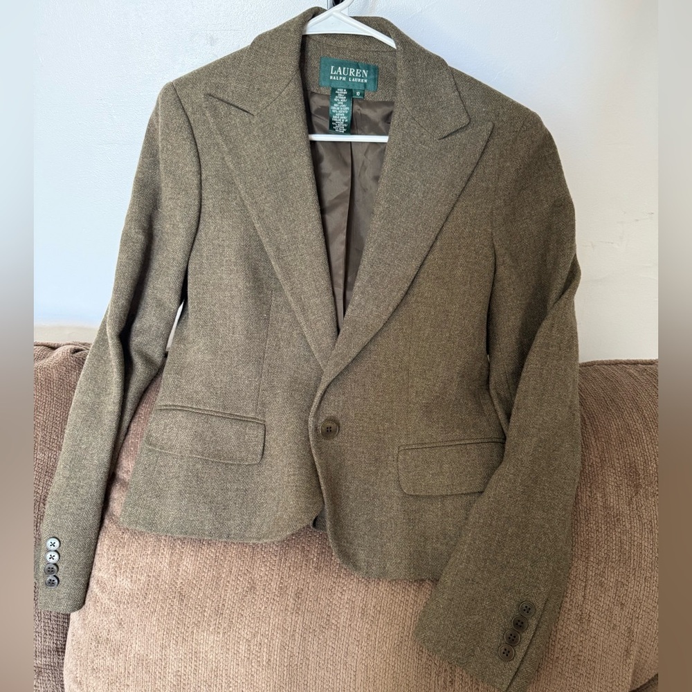 Lauren Ralph Lauren Khaki/Olive Blazer